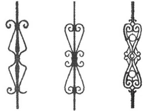 洛陽(yáng)鐵藝-樓梯花件