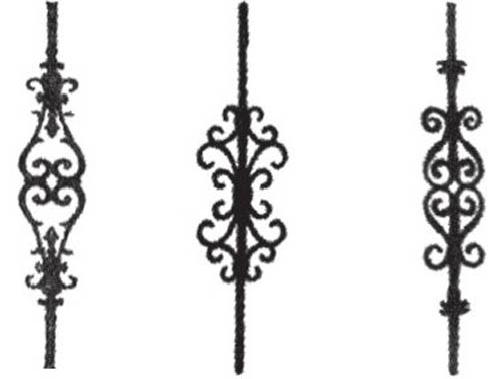 洛陽(yáng)鐵藝-樓梯花件